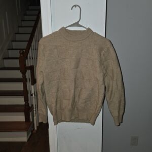 Madewell Men's Tan Crewneck Sweater